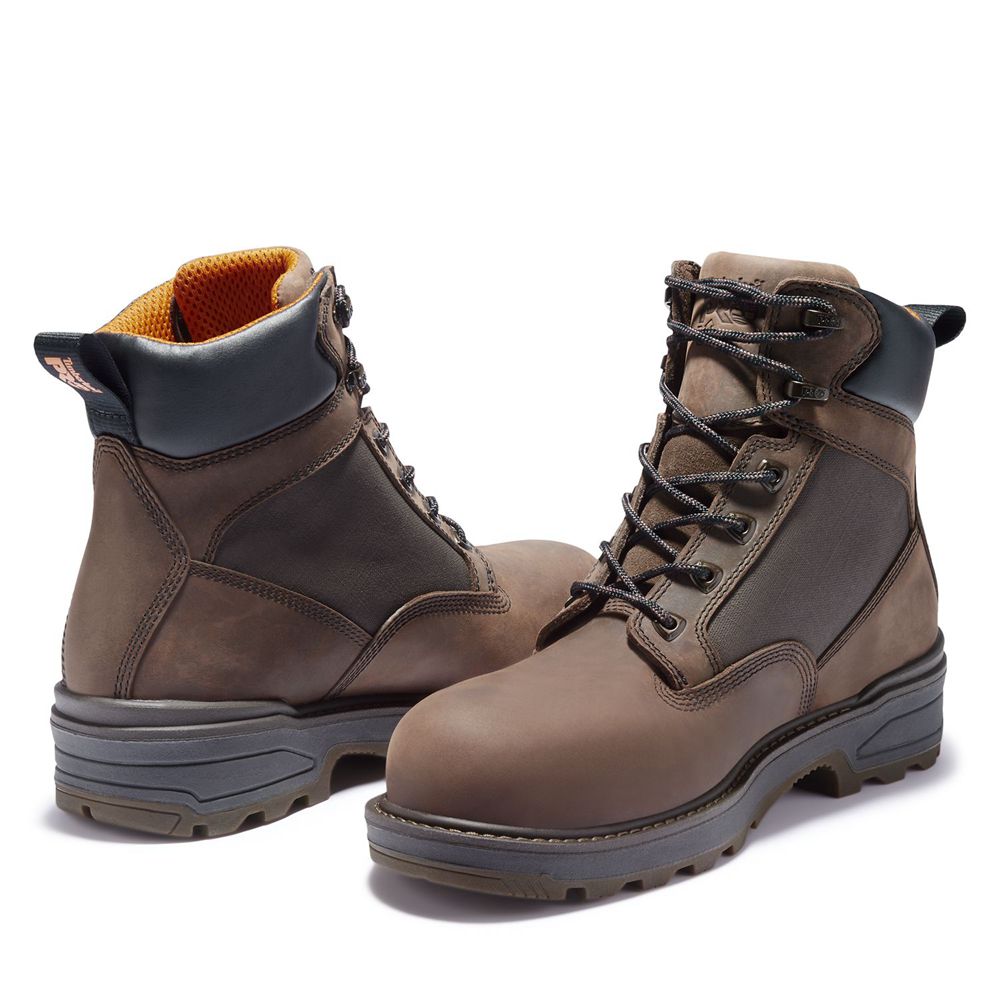 Botas de Trabajo Timberland Hombre Pro® Resistor 6\" Comp Toe Marrones - Chile CVJ-801472